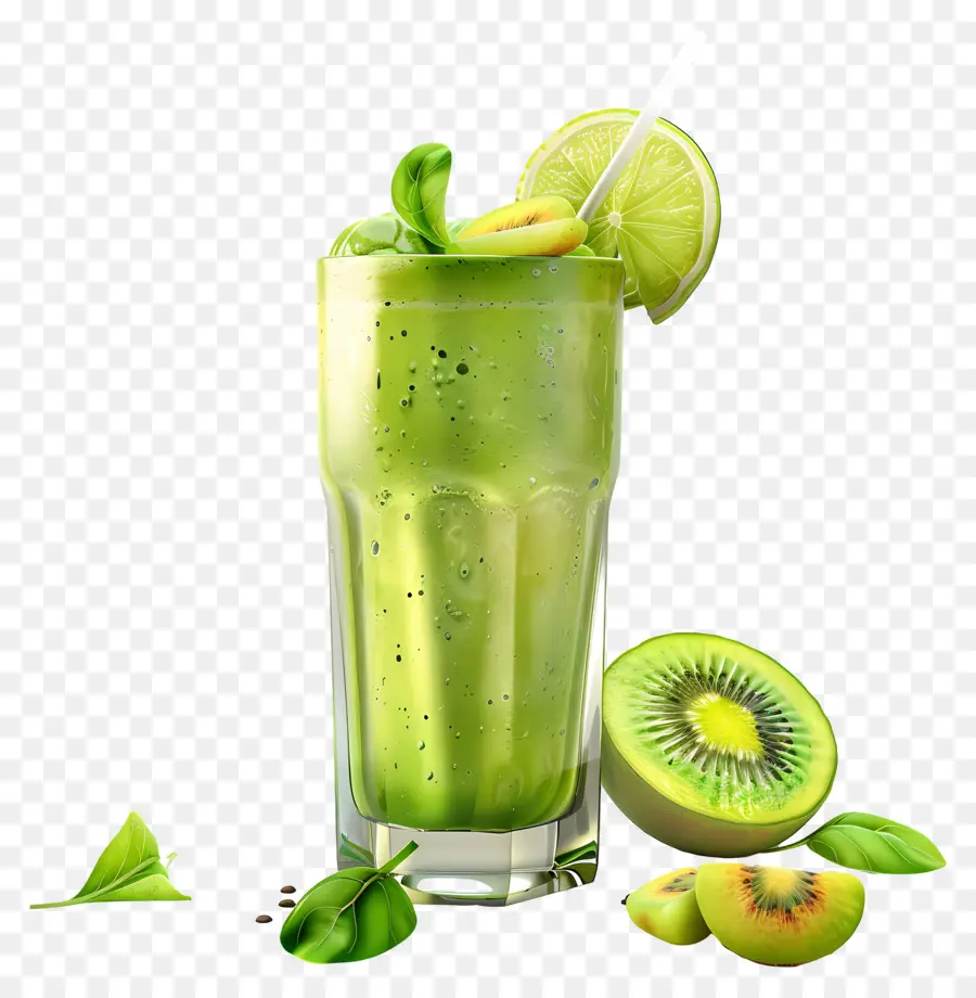 Smoothie Hijau，Kiwi PNG