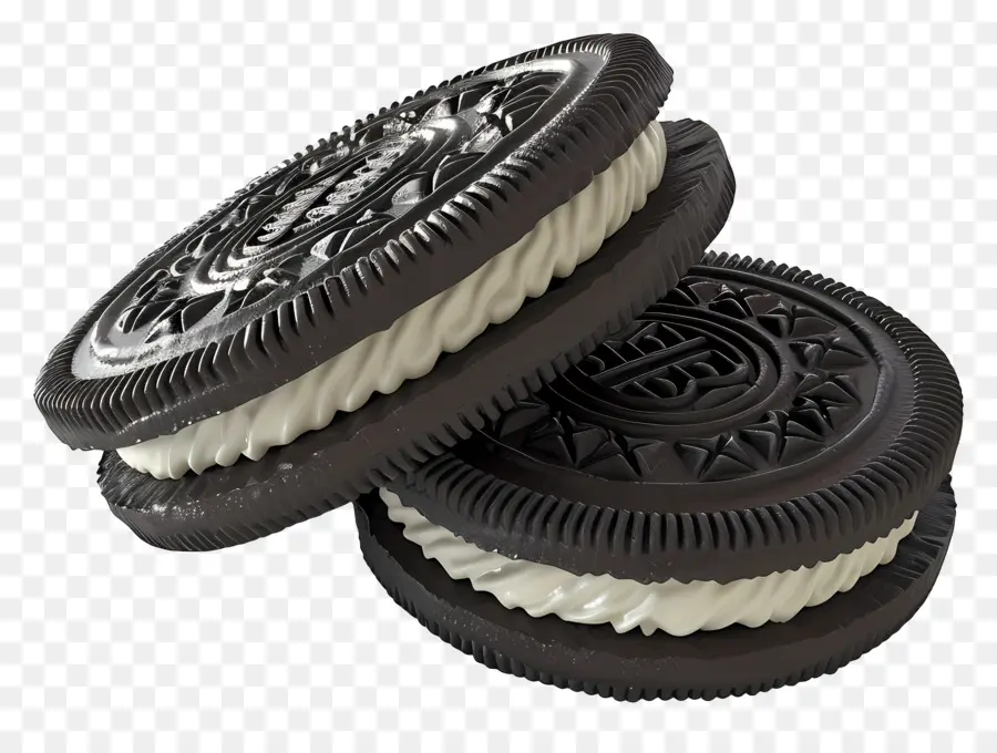 Biskuit Oreo，Kue Sandwich Coklat PNG