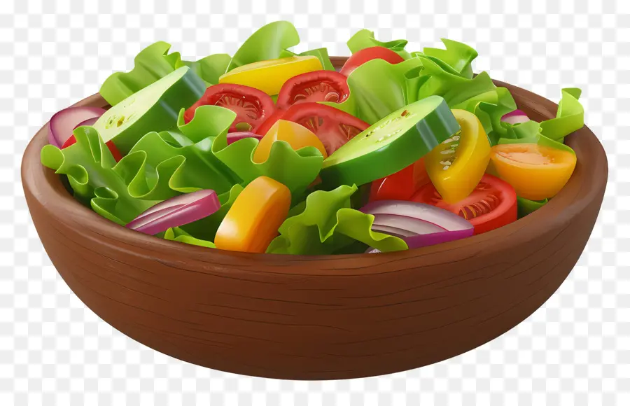 Salad Segar，Salad Berwarna Warni PNG