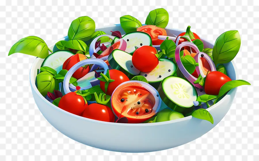 Salad Segar，Salad Campuran PNG