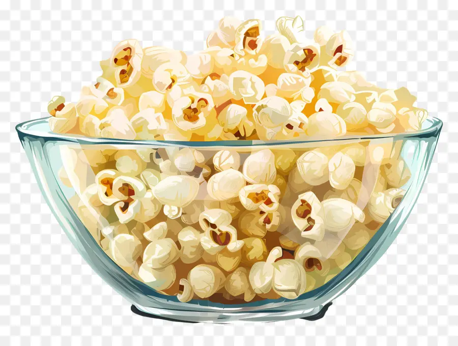 Semangkuk Popcorn，Popcorn PNG