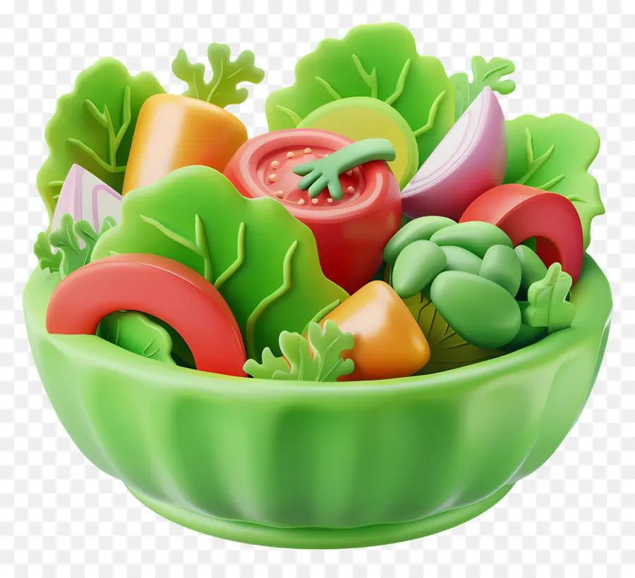 Salad Segar，Salad PNG