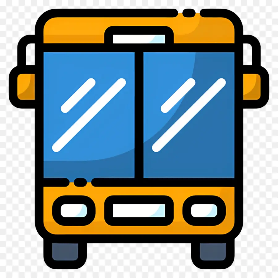 Bus Sekolah，Bis Kuning PNG