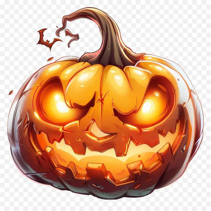 Labu Halloween Yang Lucu，Labu Kuning PNG