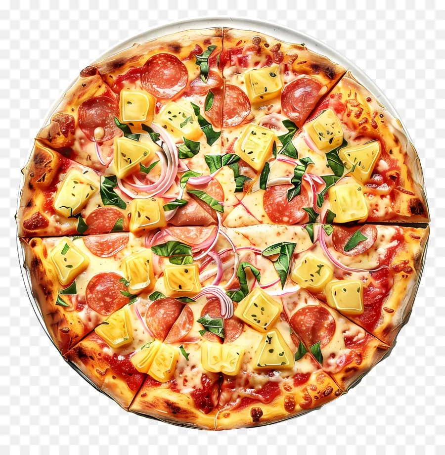 Pizza Hawaii，Pizza PNG