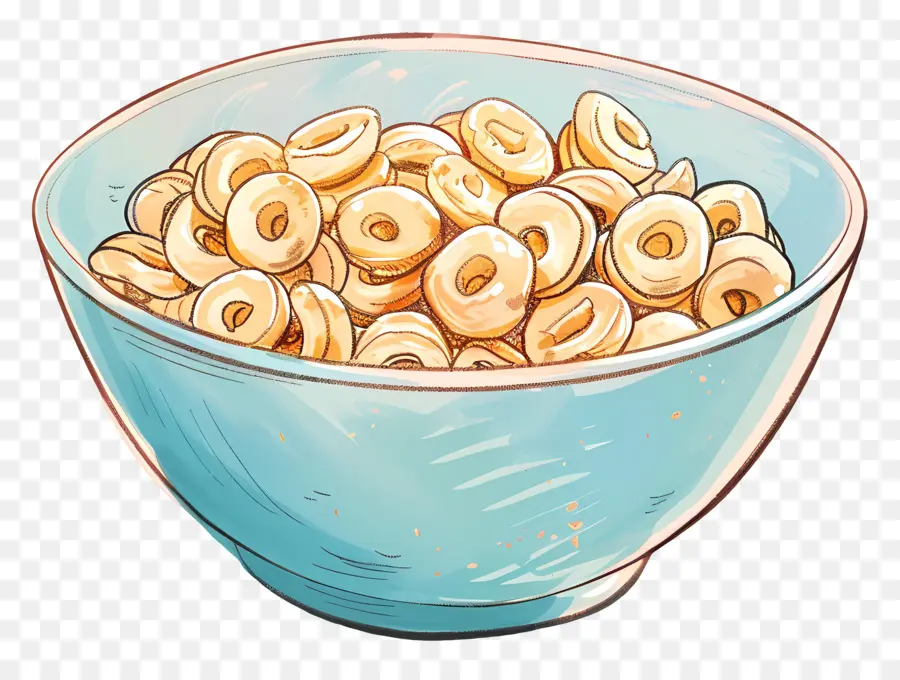 Semangkuk Cheerios，Mangkuk Sereal PNG