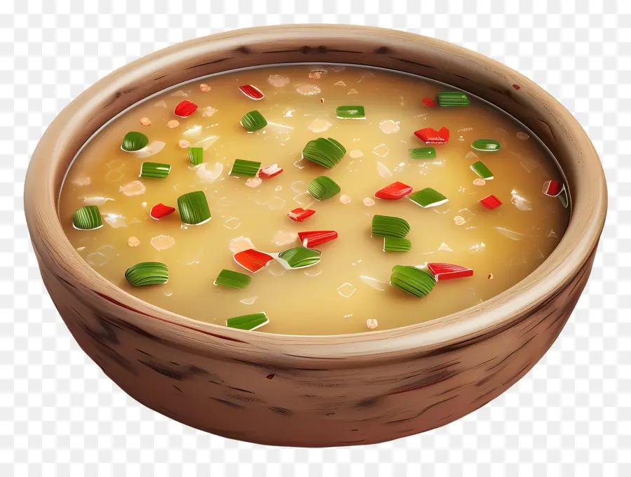 Sup Miso，Mangkuk Sup PNG