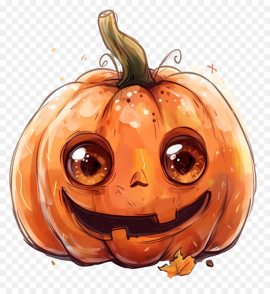 Labu Halloween Yang Lucu，Labu Tersenyum PNG