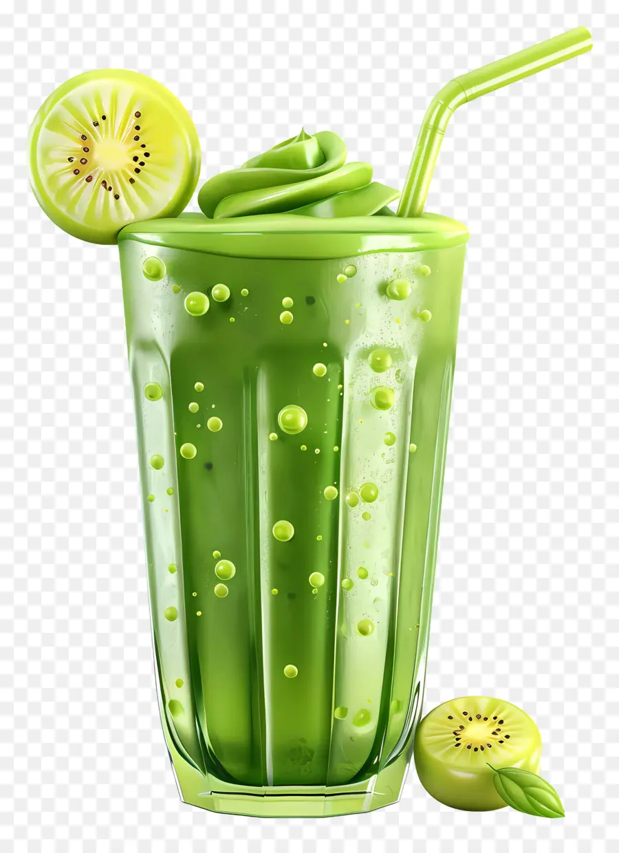 Smoothie Hijau，Kiwi PNG