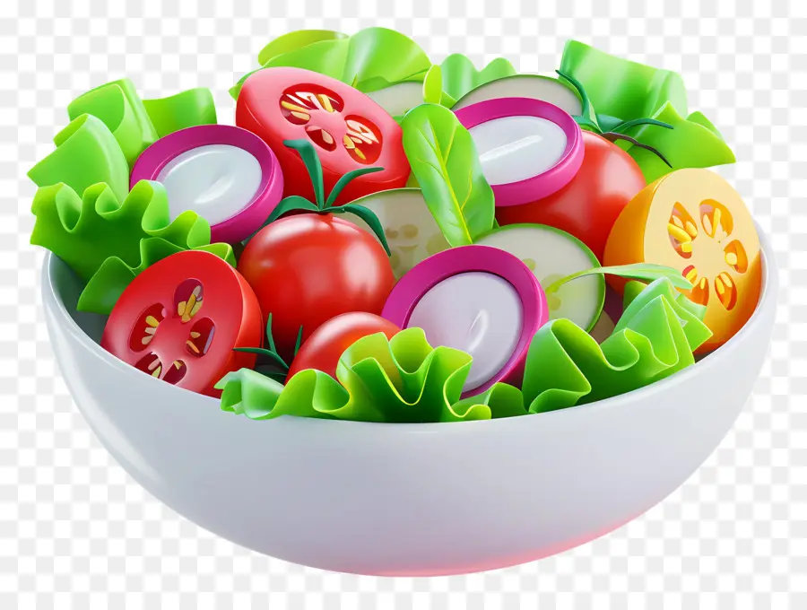 Salad Segar，Salad PNG