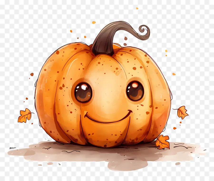 Labu Halloween Yang Lucu，Labu Tersenyum PNG