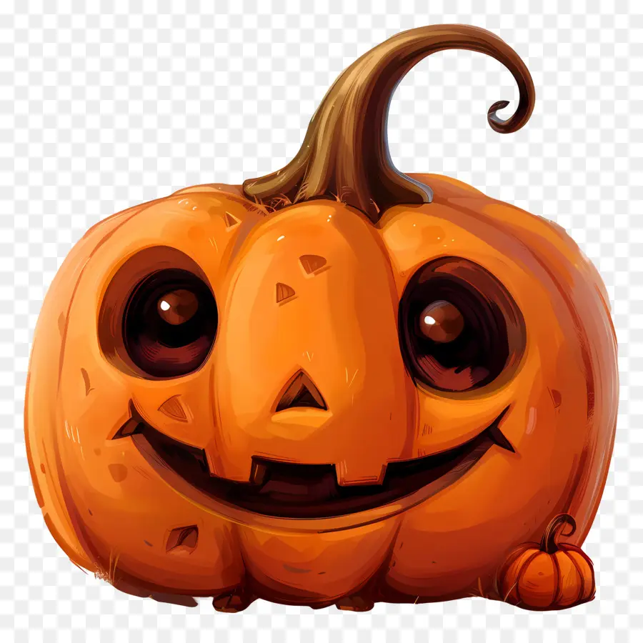 Labu Halloween Yang Lucu，Labu Tersenyum PNG