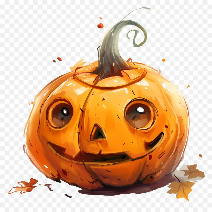 Labu Halloween Yang Lucu，Labu Tersenyum PNG