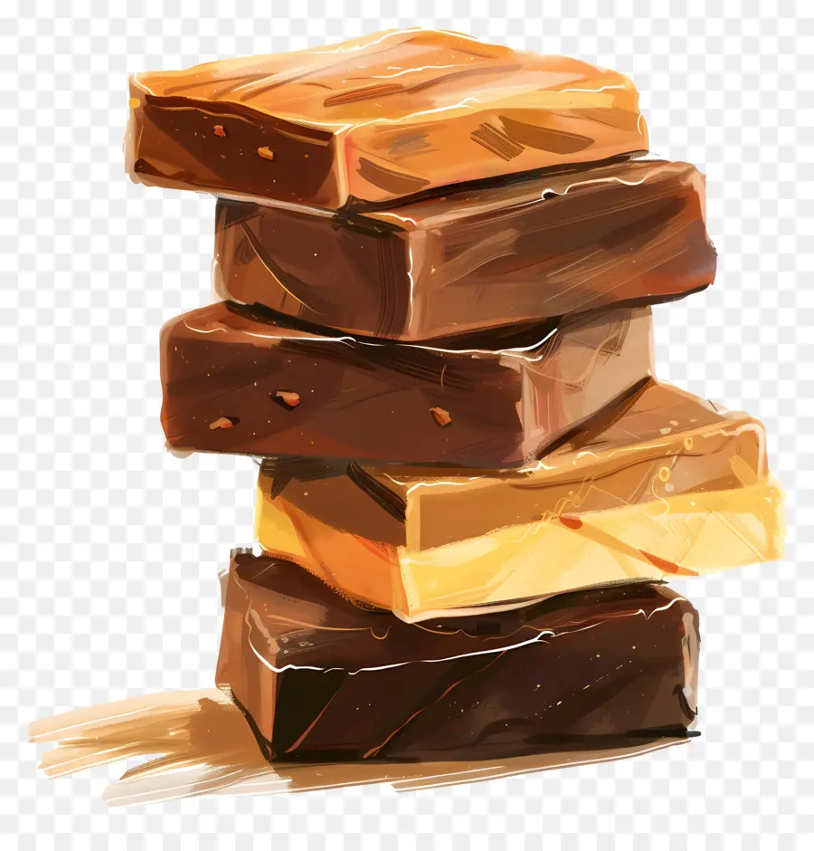 Tumpukan Fudge，Dinding Bata PNG