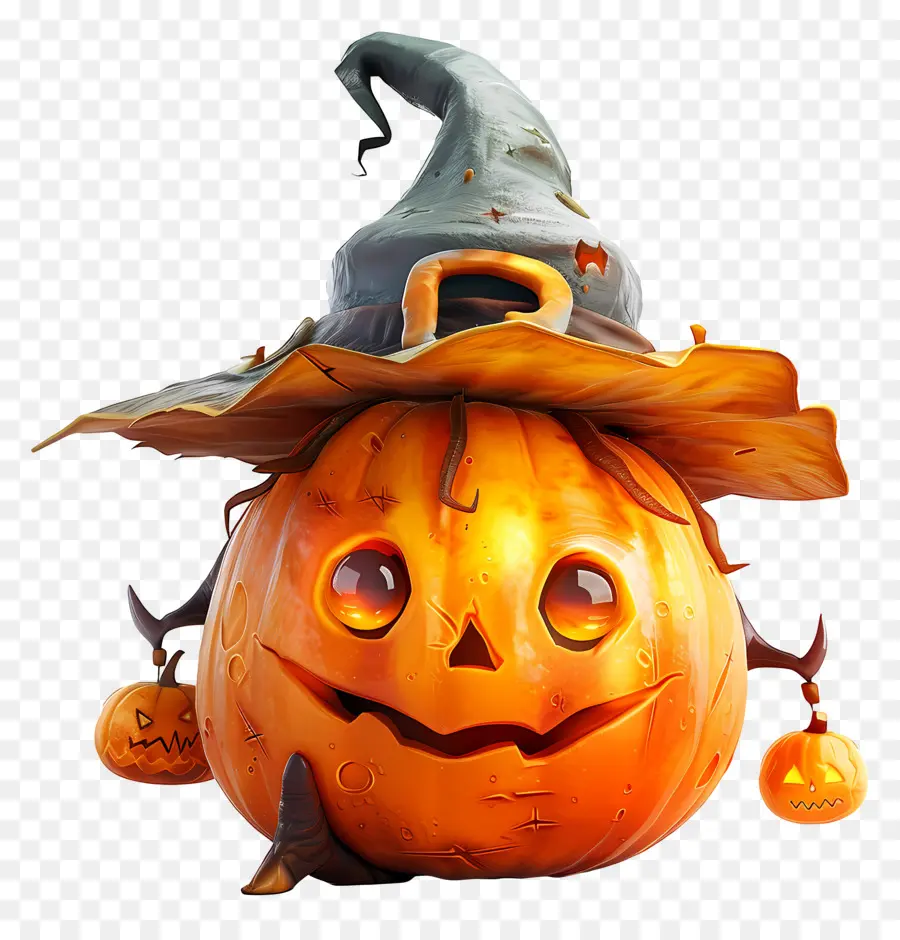 Labu Halloween Yang Lucu，Labu Halloween PNG