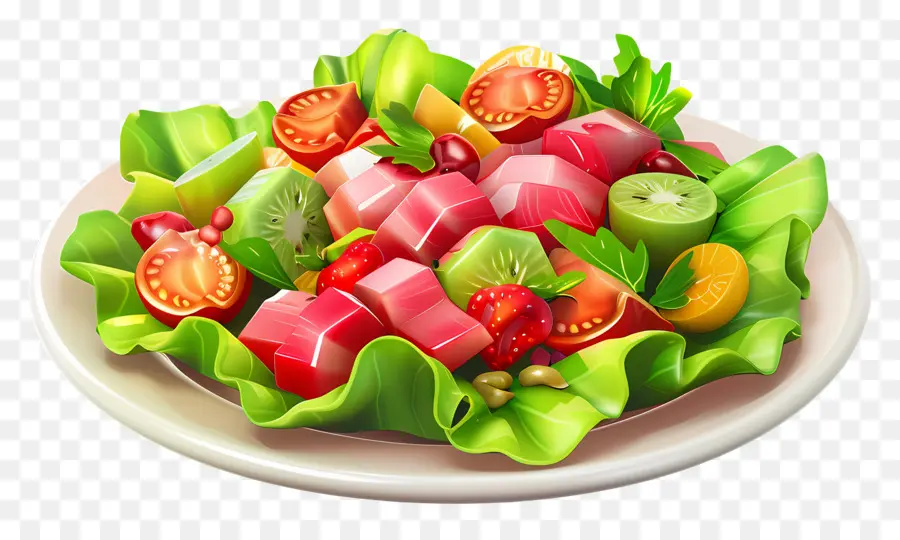 Salad Waldorf，Salad Buah PNG