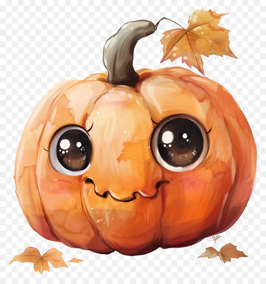 Labu Halloween Yang Lucu，Labu Tersenyum PNG