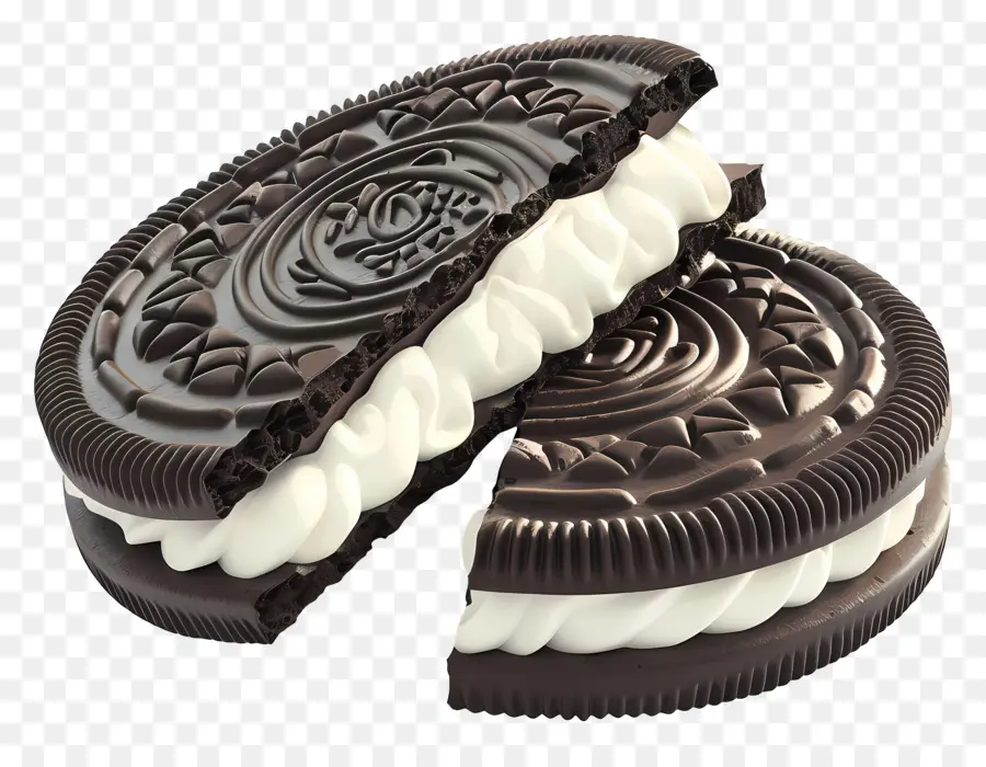 Biskuit Oreo，Kue Sandwich Coklat PNG