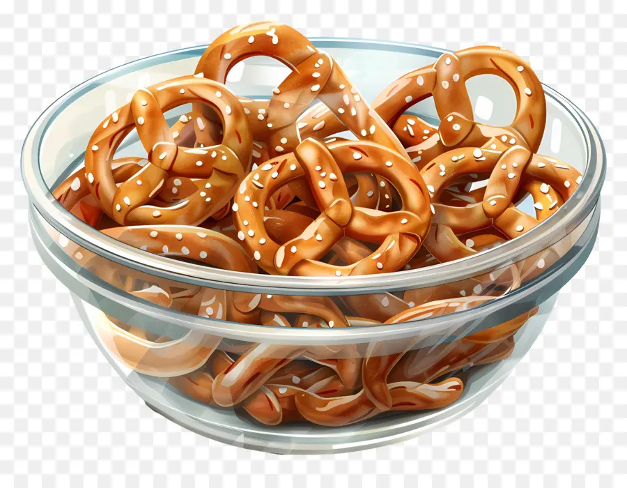 Semangkuk Pretzel，Pretzel PNG