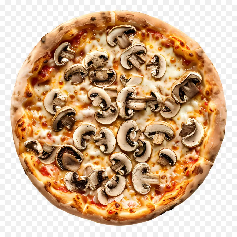 Pizza Jamur，Pizza PNG