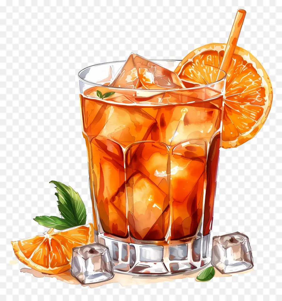 Koktail Dengan Es，Minuman Jeruk PNG