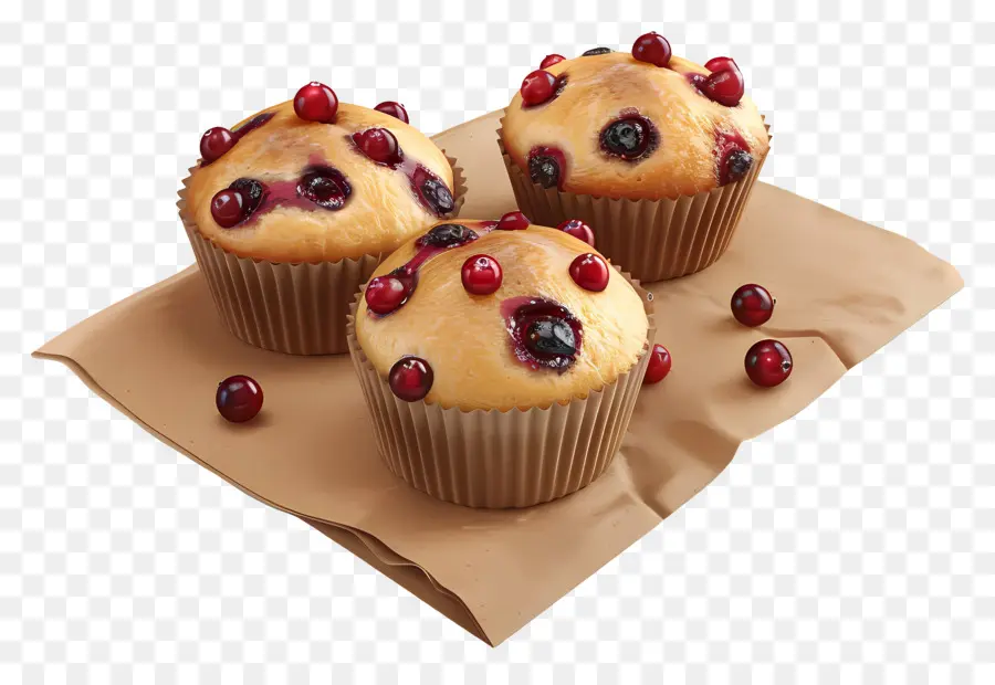 Muffin Cranberi，Muffin PNG