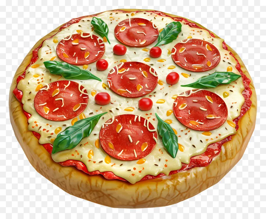 Pizza Margherita，Pizza PNG