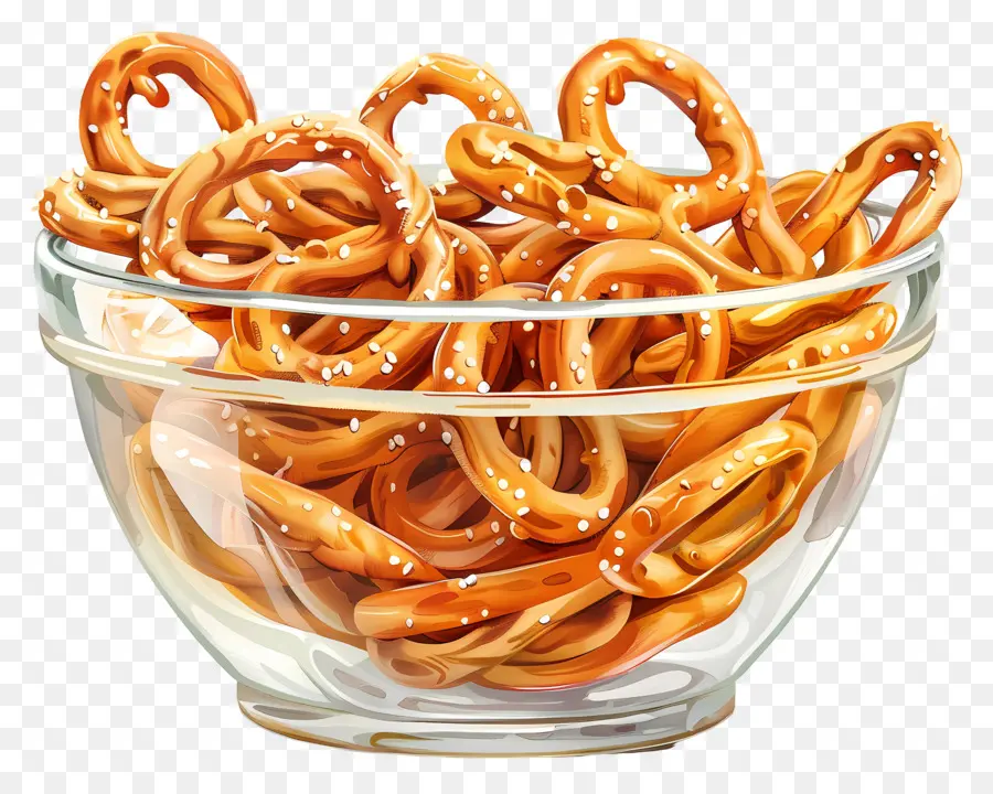 Semangkuk Pretzel，Pretzel PNG