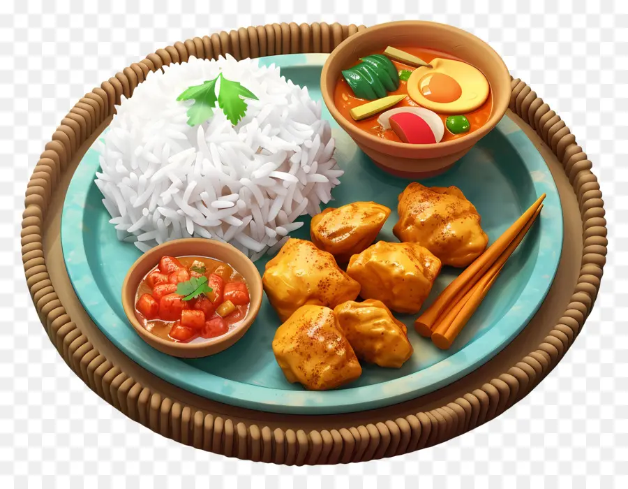 Nasi Dan Kari，Makanan PNG