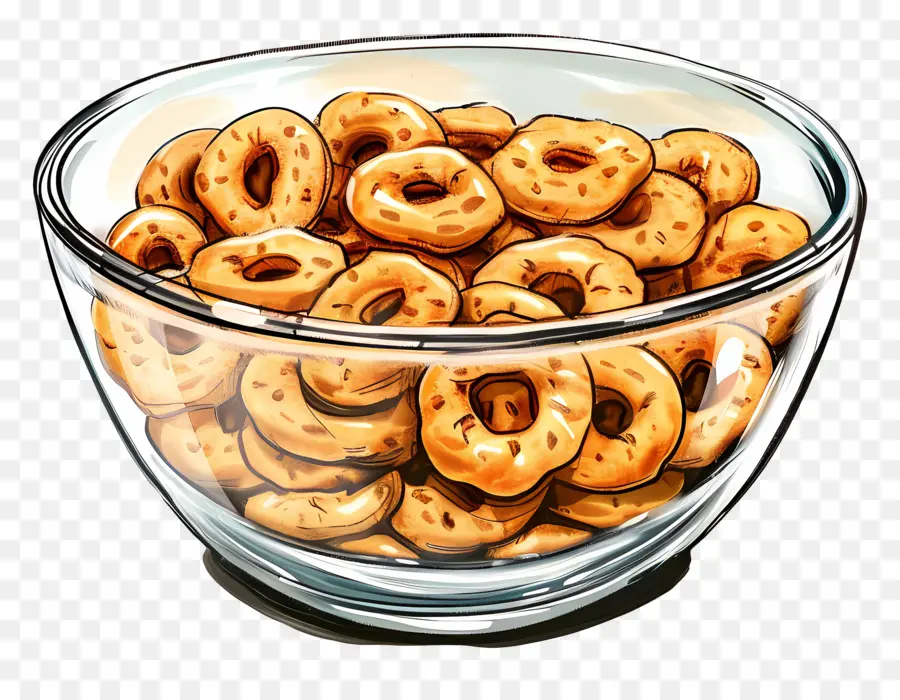 Semangkuk Cheerios，Mangkuk Sereal PNG