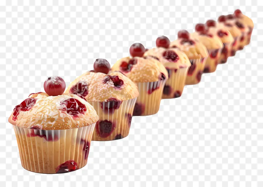 Muffin Cranberi，Muffin Ceri PNG