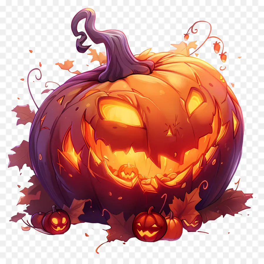 Labu Halloween Yang Lucu，Labu Kuning PNG