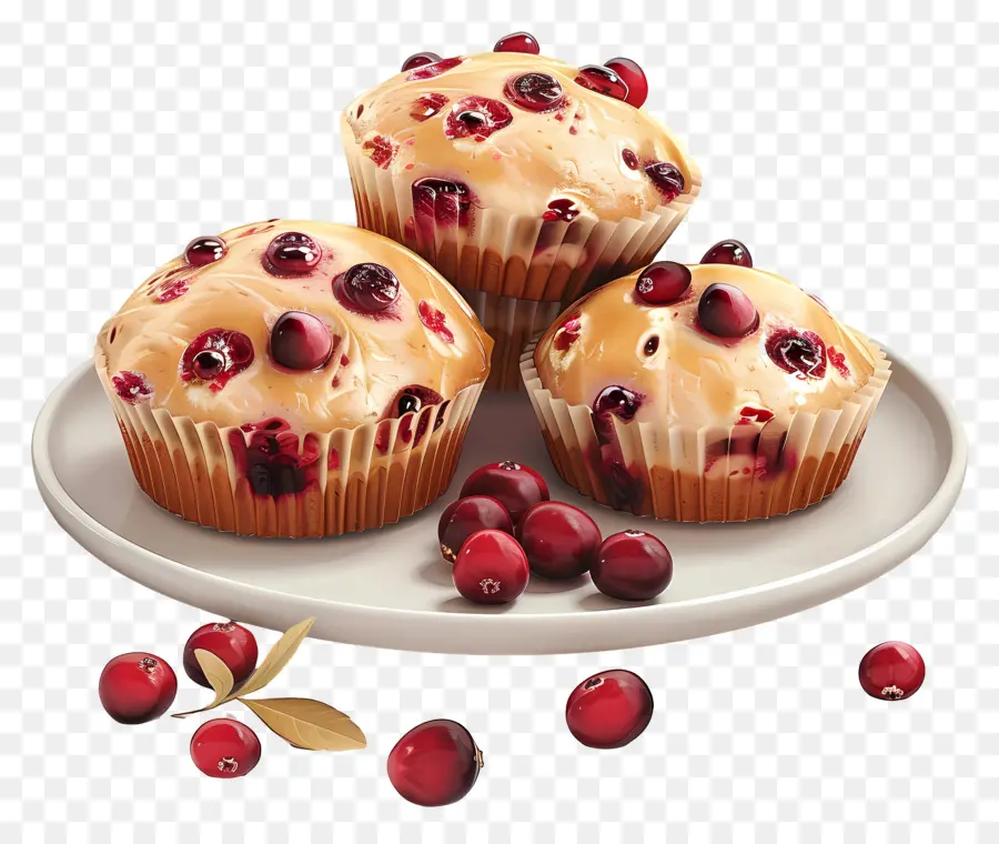 Muffin Cranberry，Muffin PNG