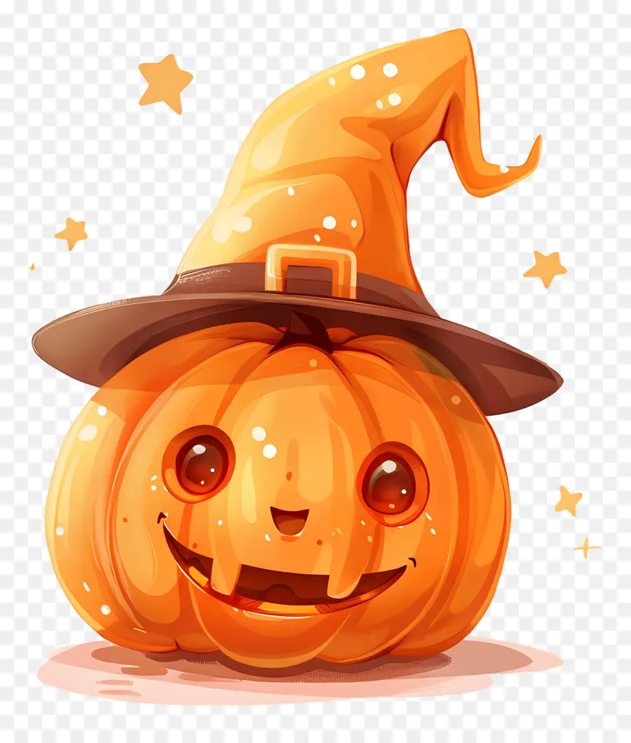 Labu Halloween Yang Lucu，Labu Kuning PNG