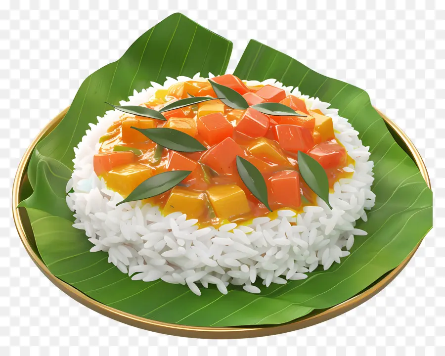 Nasi Dan Kari，Hidangan Nasi PNG