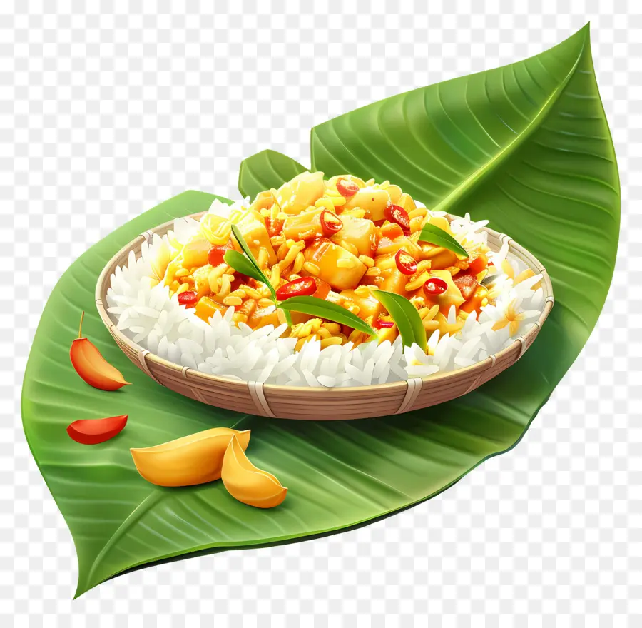 Nasi Dan Kari，Hidangan Nasi PNG