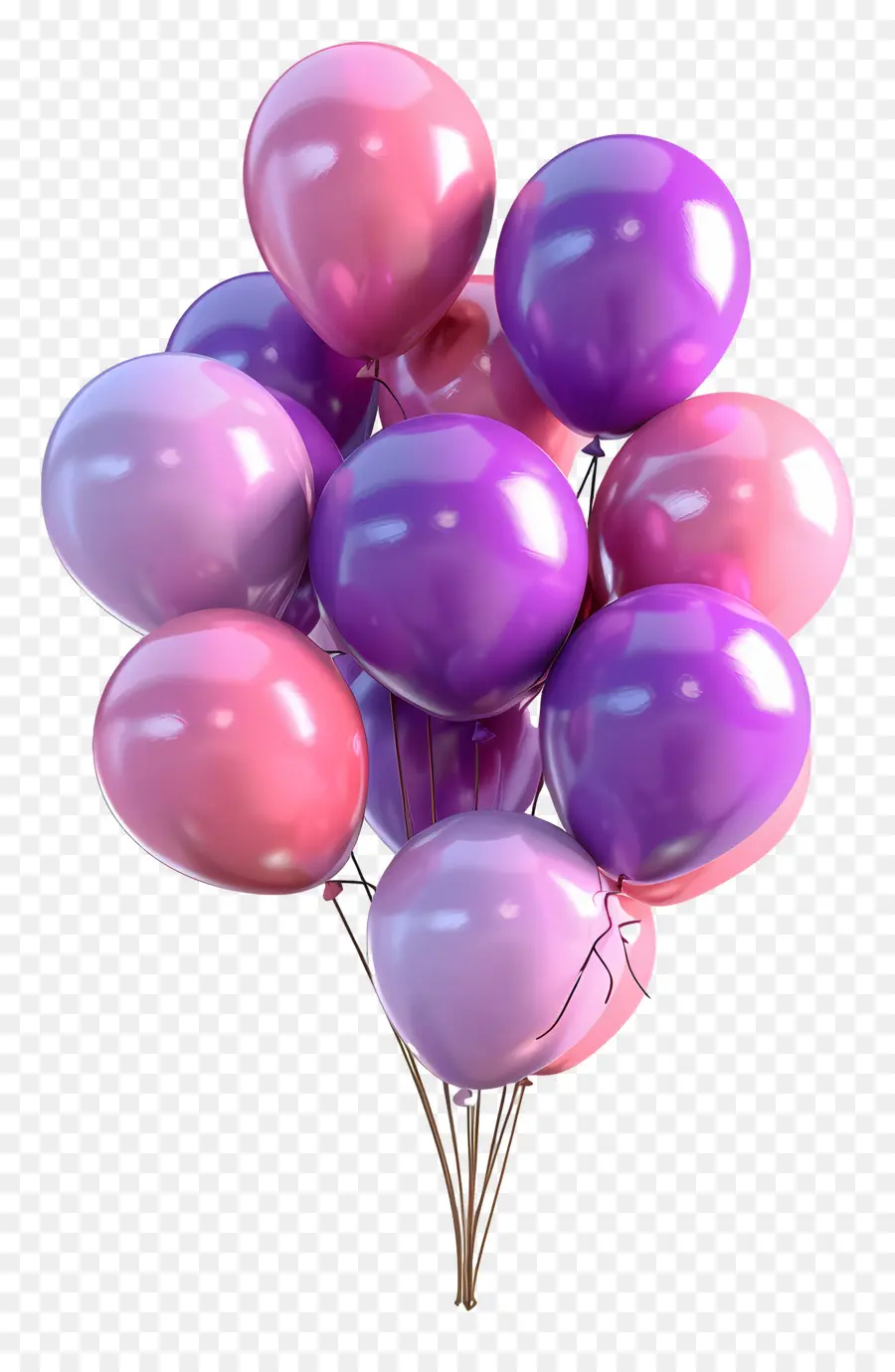 Sekelompok Balon，Balon PNG