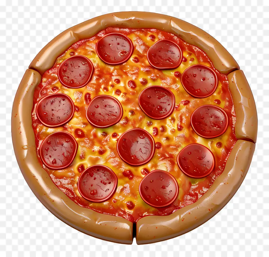 Pizza Peperoni，Keju PNG