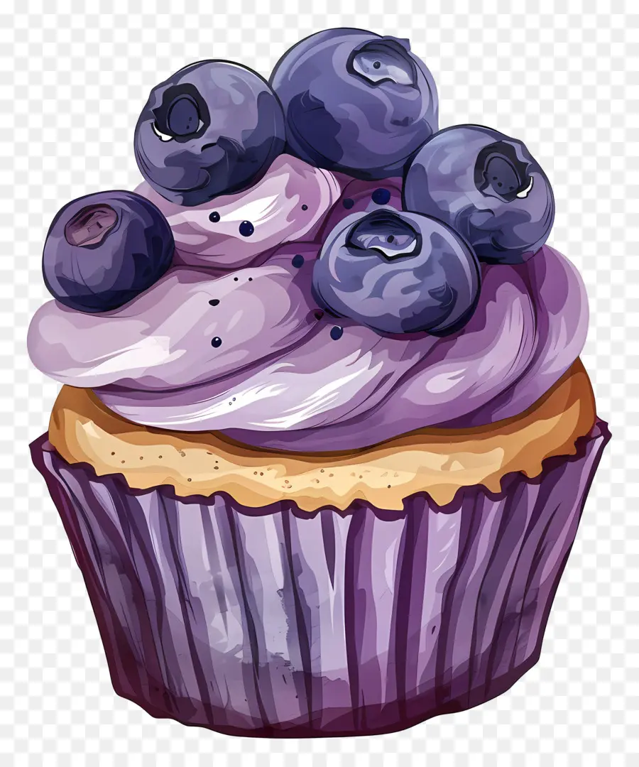 Kue Blueberry，Kue Mangkuk PNG