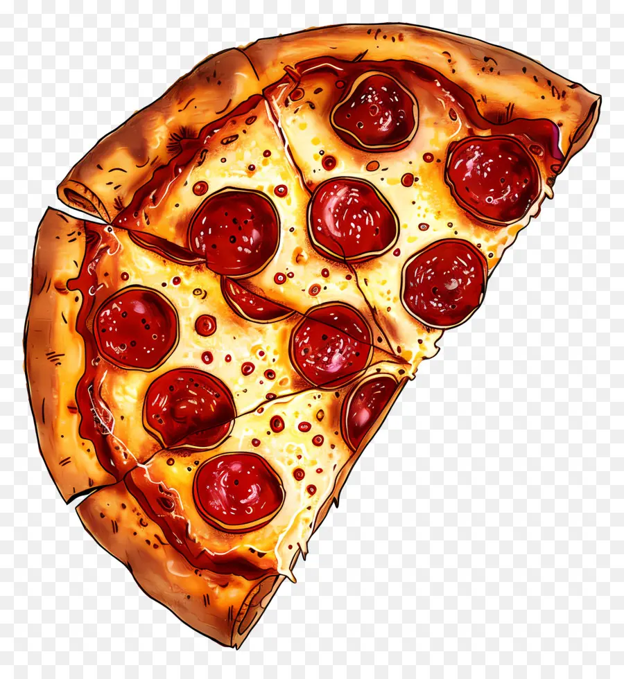 Pizza Peperoni，Pizza PNG