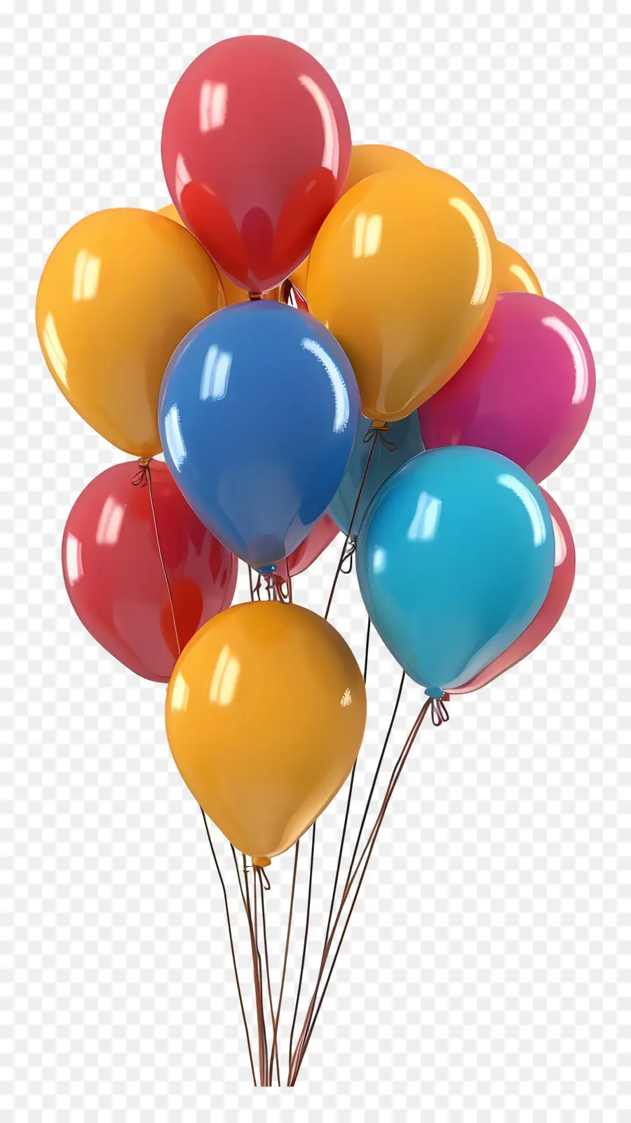 Sekelompok Balon，Balon PNG