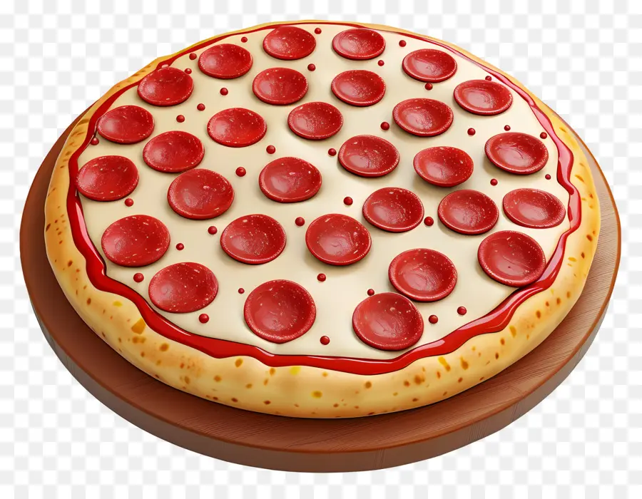 Pizza Peperoni，Keju PNG