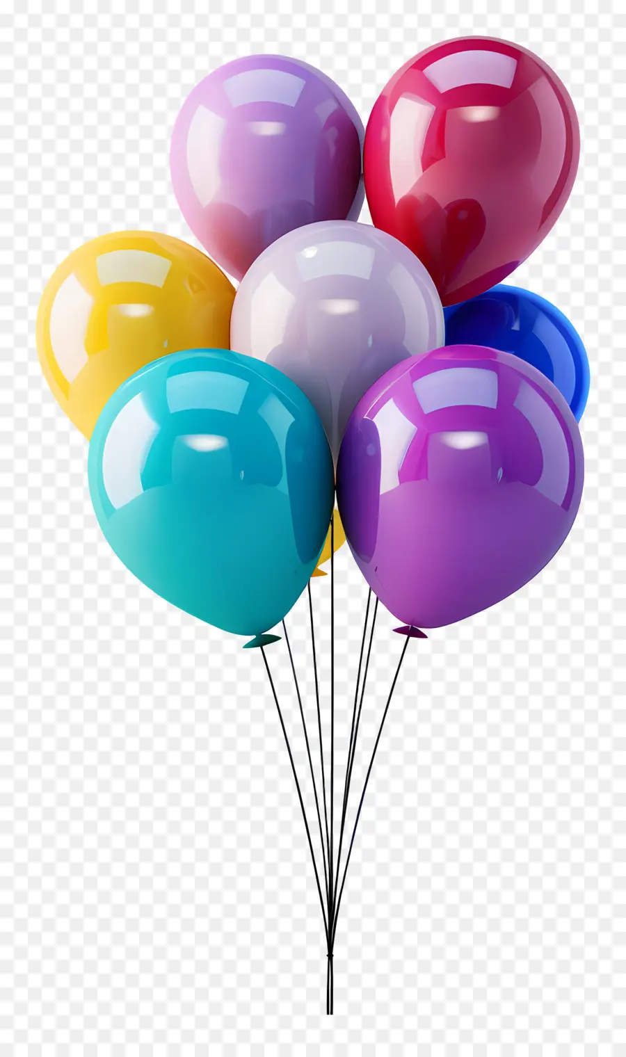 Sekelompok Balon，Balon PNG