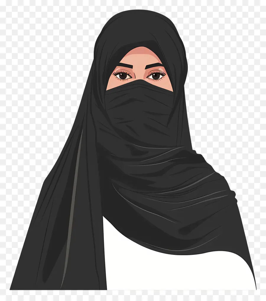 Wanita Dalam Niqab，Wanita Berhijab PNG