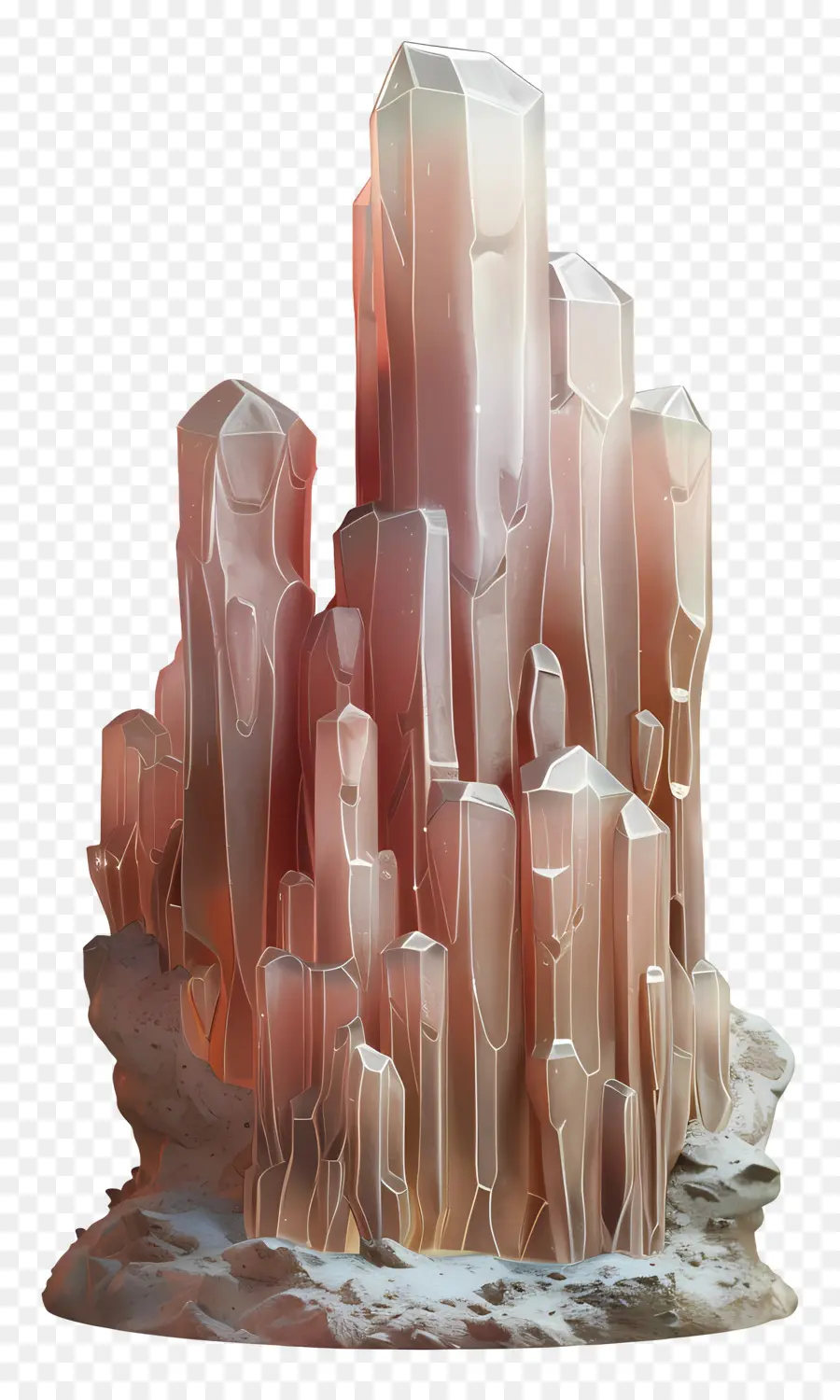 Stalaktit Stalagmit，Formasi Kristal PNG