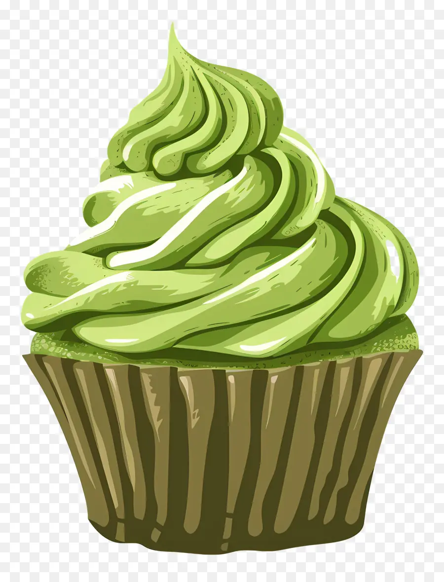 Kue Mangkuk Matcha，Kue Mangkuk Hijau PNG