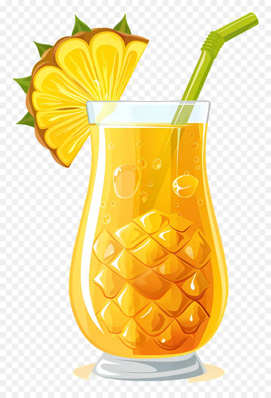 Jus Nanas，Kaca PNG