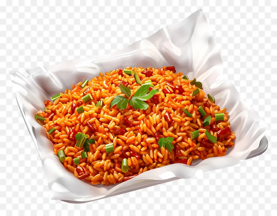 Nasi Jollof，Hidangan Nasi PNG