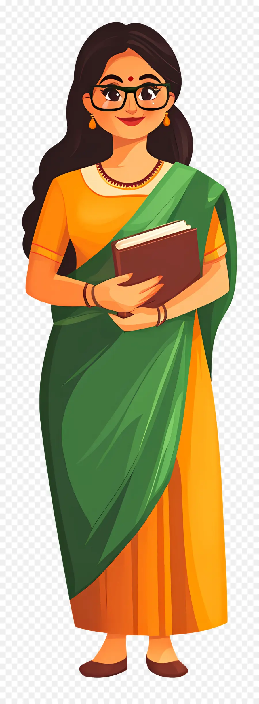 Guru，Wanita Dengan Buku PNG