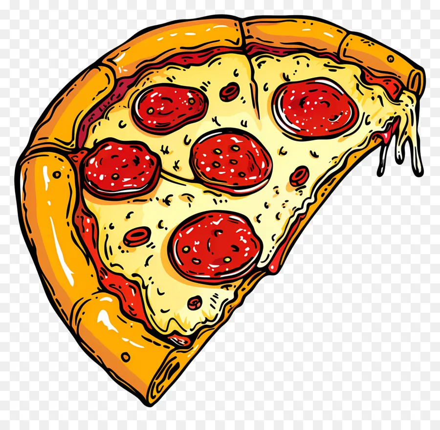 Pizza Peperoni，Irisan Pizza PNG